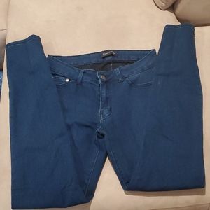 Dark denim stretch jeans